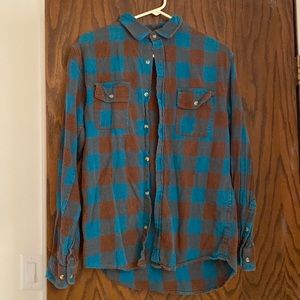 Free Nature Blue/Brown Flannel